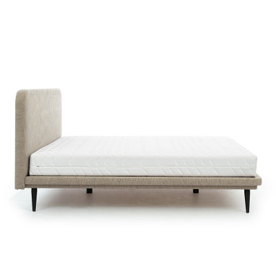 Brown Upholstered bed Bedroom Beds Designer Luxury Textile Beds