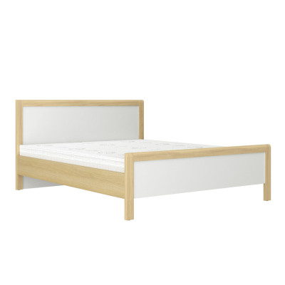 Modern White Double bed Bedroom Beds High quality wooden frame