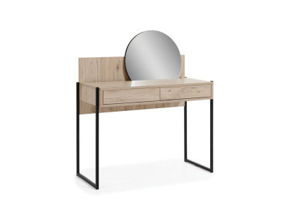 Brown Dressing table Mirror Modern Cosmetic Table Luxury Wood Furniture