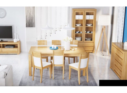 Dining table Wood Tables Living Dining Room Table Solid wood 200x90cm Dining tables Solid