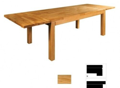 Dining table Extendable Table wooden table handmade Solid wood new 180x200cm Dining table Extendable Table wooden table handmade Solid wood new 180x200cm