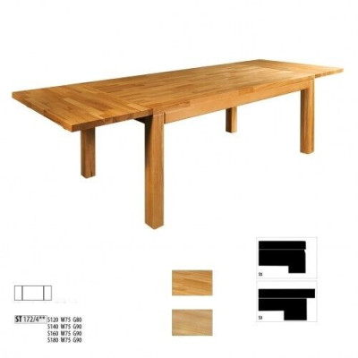 Dining table Wood Tables Living Dining Room Table Solid wood 180x90cm Dining tables Solid