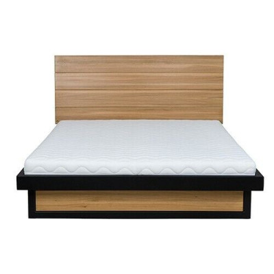 Design Wooden bed xxl 180x200cm Bed Double bed Real wood Bedroom Hotel Beds
