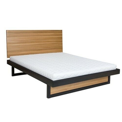 Design Wooden bed xxl 180x200cm Bed Double bed Real wood Bedroom Hotel Beds