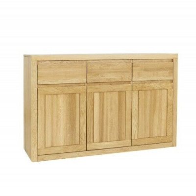 Designer Chest of drawers Solid wood Chests of drawers Wardrobe Cabinets Real Wood Oak 140x90cm