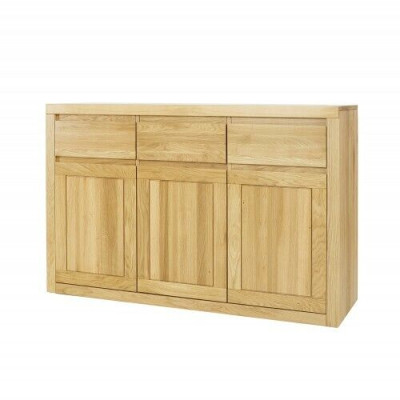 Designer Chest of drawers Solid wood Chests of drawers Wardrobe Cabinets Real Wood Oak 140x90cm