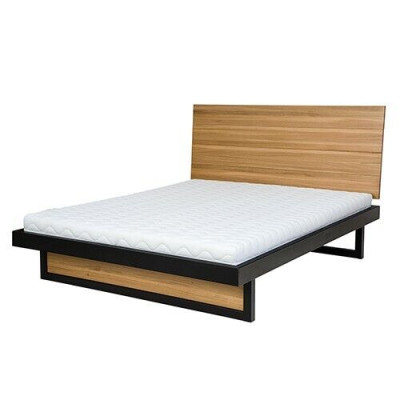 Loft Beds 140x200cm Solid Wood Bedroom Furniture Real wood Bed Oak Metal