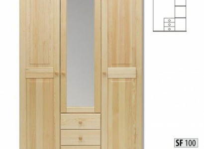Wardrobe pine wardrobe solid wood bedroom cupboard cabinets country house new