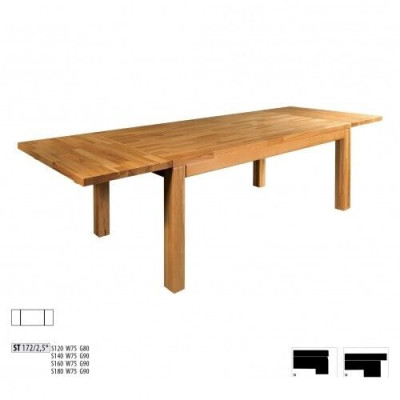 Dining table Massive Furniture Dining room Table 160x90cm Real Wood solid wood new Tables