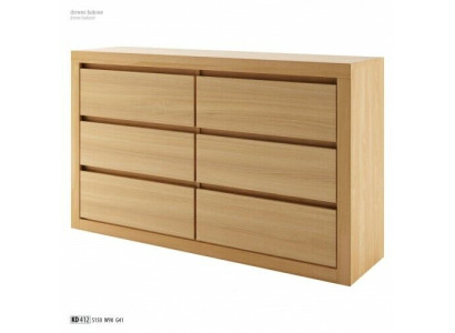 Wood Chest of drawers Drawers Chest of drawers handmade Real wood Bedroom Chest of drawers new
