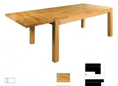 Conference table from natural wood Solid wood -Dining table Handcrafted Dining room