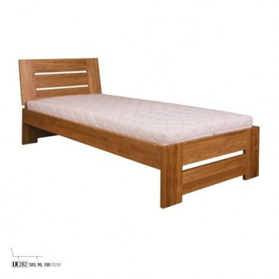 Real wood Beds Wooden bed Double bed 100x200 cm new Real wood Bed Upholstered bed new