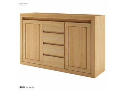 Designer Chest of drawers Side Low Board Wardrobe Shelf for Living room Solid wood