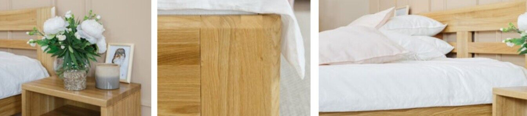 Solid wood Bed 180x200 Double bed Beech Solid Real Hozbett VollWooden bed new