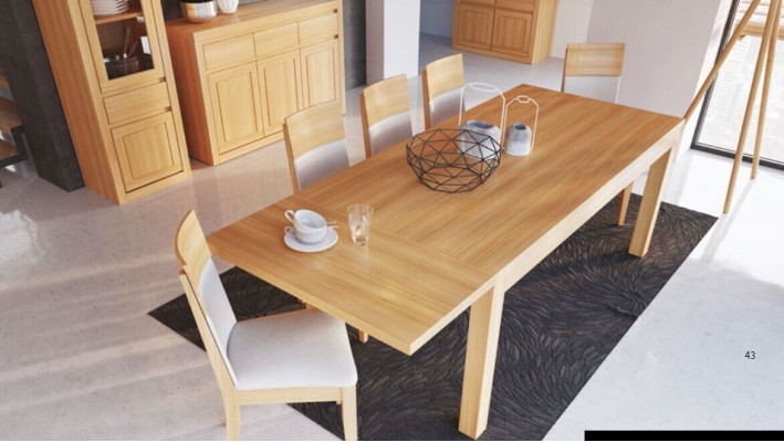 Dining table Wood Tables Living Dining Room Table Solid wood 120x90cm Dining tables Solid