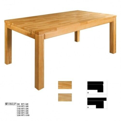 Dining table Wood Tables Living Dining Room Solid wood dining tables Real wood 120x80