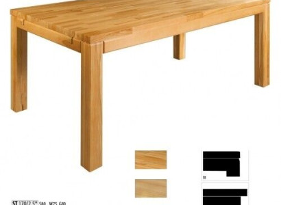 Dining table Wood Tables Living Dining Room Solid wood dining tables Real wood 120x80