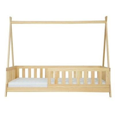 Wooden bed Real Wood Bed Beds Canopy Bed Hotel 90x200 Style Massive Furniture new