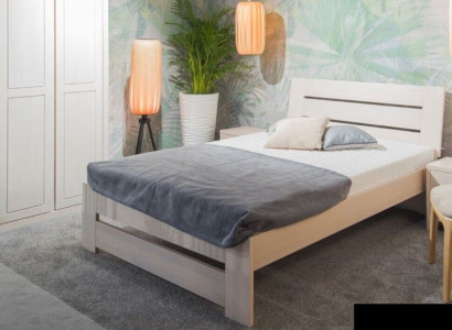 Bed Wood Massive Beds 100x200cm Single Bed Solid Furniture Furniture Bedroom