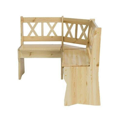 Corner bench wooden bench solid benches Kitchen Dining area Real wood Wood Furniture new corner seat