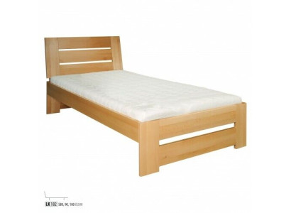 Wooden bed Real Wood Bed Beds Hotel 100x200 Style Solid Furniture Bedroom