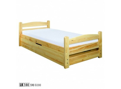 Bedroom Wooden bed Real Wood Bed Beds Hotel 90x200 Style Solid Furniture