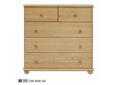 Solid Chest of drawers Sideboard Wardrobe Chests of drawers Real wood Cabinets 100cm Sideboard new