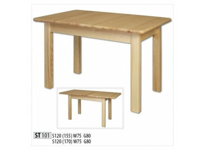 Dining table Wood Tables Living Dining Room Table 120/170x80cm Solid wood dining tables