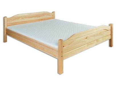 Wooden bed Real Wood Double bed Bedroom Hotel 180x200 Style Solid Furniture