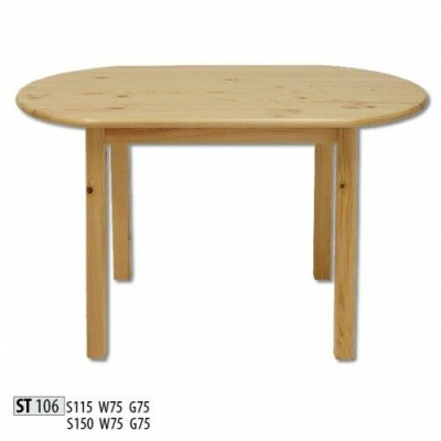 Dining table Wood Tables Living Dining Room Table 150x75 Solid wood Dining tables Real wood