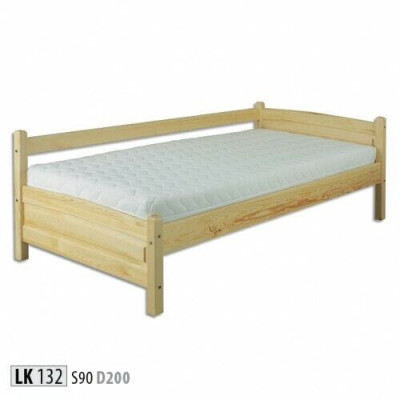 MassivWooden bed pine Wood Bed frame 90x200 solid wood Handcraft new guest bed