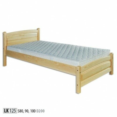 MassivWooden bed pine Wood Bed frame 100x200 solid wood guest bed Handcraft new