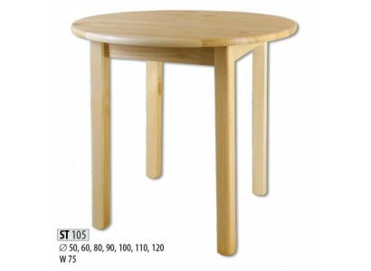 Round dining table wooden table solid pine table handmade table round
