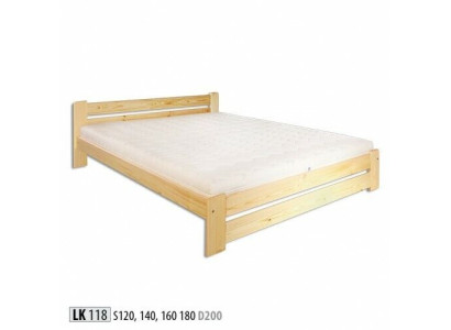 Solid wood Bed 200x200 Double bed Pine Solid Real Hozbett VollWooden bed new