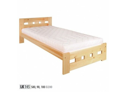 Single bed youth bed pine bed solid pine wood Wooden bed 100x200 Handcraft