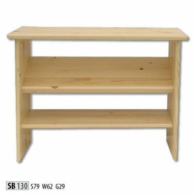 Handmade shoe rack 2 layer shoe stand 2 tier shoe rack Real wood