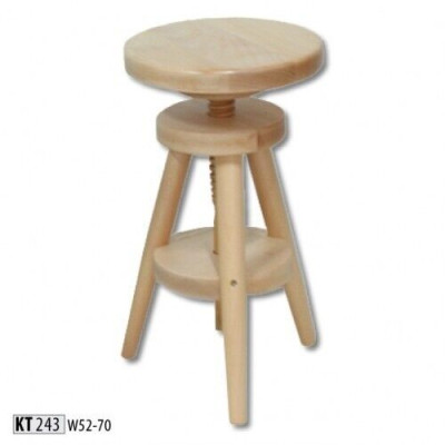 Swivel stool bar stool wood height adjustable seat furniture stool work stool new