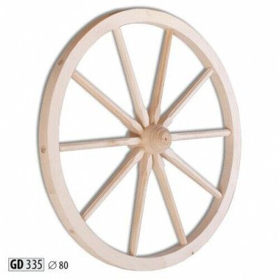Wagon wheel wooden wheel spoke wheel 80 cm wall decoration horse rat decoration garden new