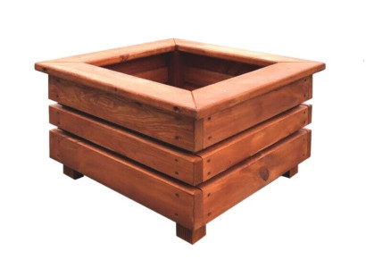 Wooden Flower Bag Flower Pots Flower Pot Garden Wooden Pots Handmade