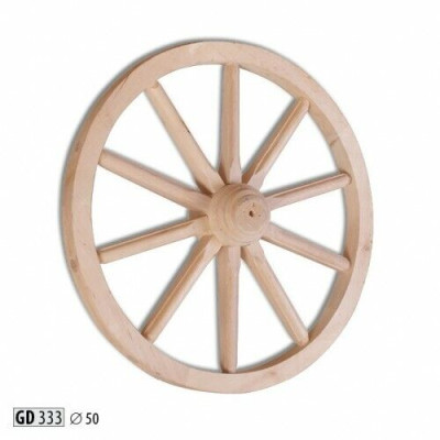 Dekorad wooden wheel Ø 60 cm spoke wheel wagon wheel garden decoration shop decoration decoration new