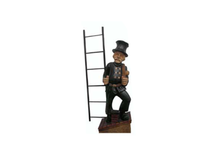 Sculpture chimney sweep sculpture statues figures exhibitor decoration decoration