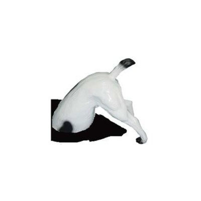 Crazy garden figure statue dog with rear 25 cm sculpture figures statues