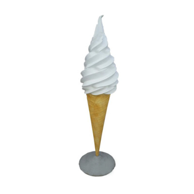 Ice Cream Figure Statue Stand Ice Cream Parlor Restaurant Gastronomy