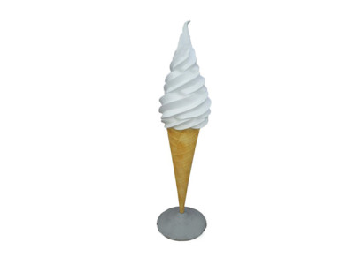 Ice Cream Figure Statue Stand Ice Cream Parlor Restaurant Gastronomy