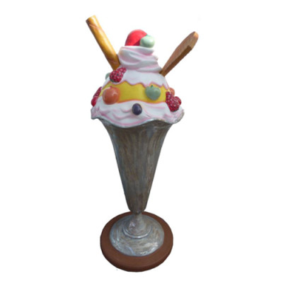 Ice Cream Figure Statue Stand Ice Cream Hall Restaurant Gastronomy Figure 165cm