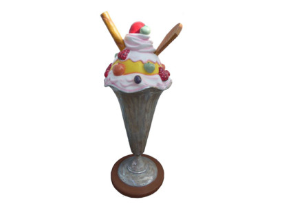 Ice Cream Figure Statue Stand Ice Cream Hall Restaurant Gastronomy Figure 165cm