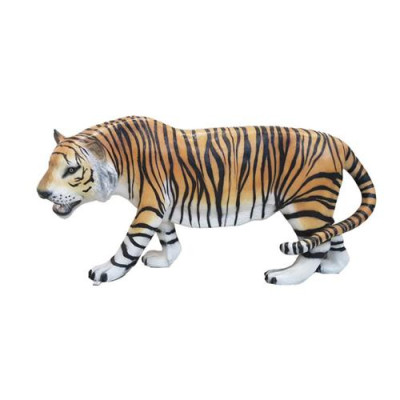African Tiger Decorative Statue Garden Figures Statues 175cm Life Size