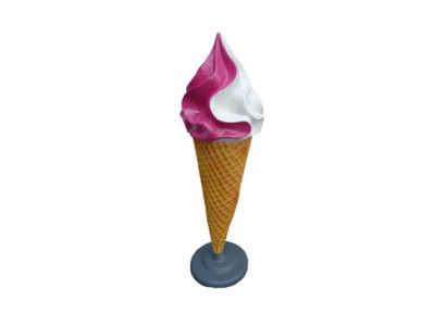 Ice Cream Figure Statue Stand Ice Cream Parlor Gastronomy Statues 195cm Restaurant