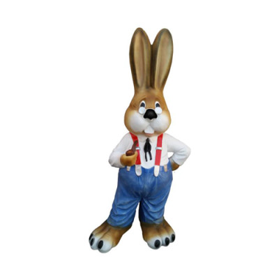 Rabbit figure abstract figures statues modern statue colorful painted new 137cm