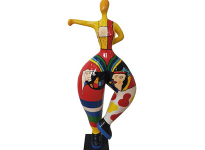 bAll rina figure abstract figures statues modern statue colorful painted new 85cm